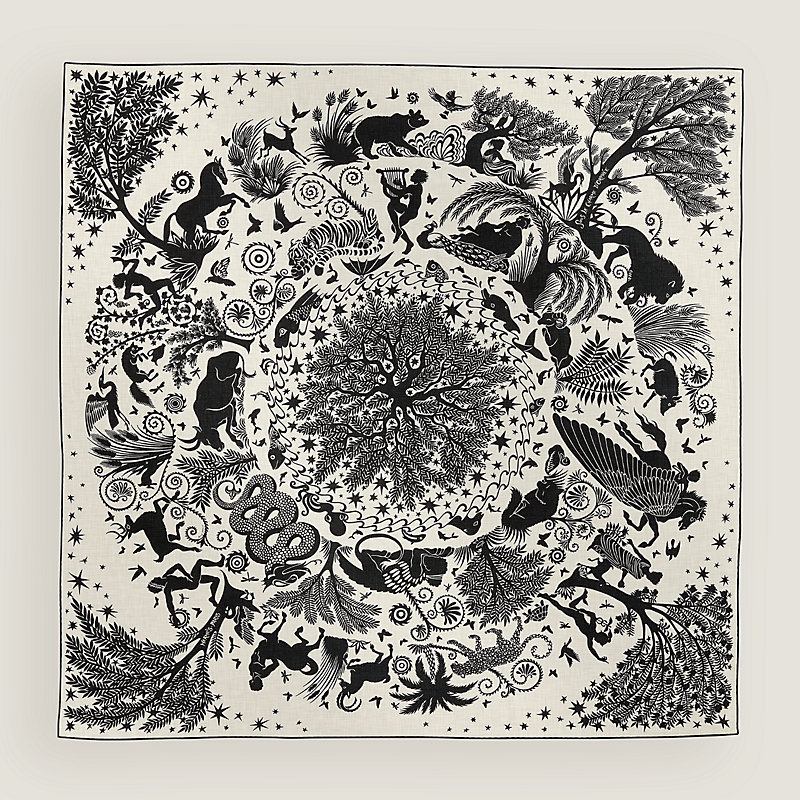 ≪23SS★≫HERMES le Charme d'Orphee 麦わら帽子 Sous le Charme d'Orphee double face scarf 90 | Hermès Australia